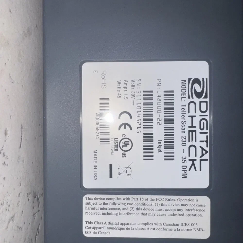 TellerScan TS230 - Picture 3 of 3
